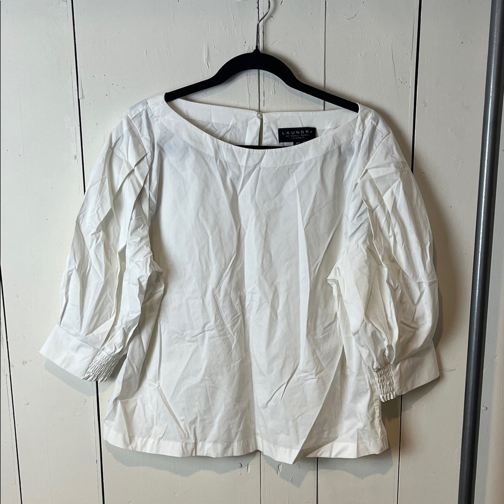 Laundry by Shelli Segal White Women's Top size XL